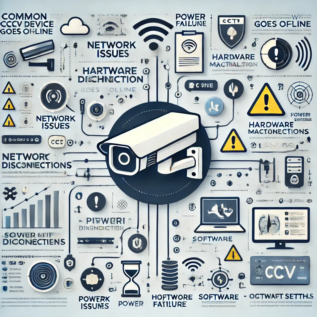 kenapa cctv device offline