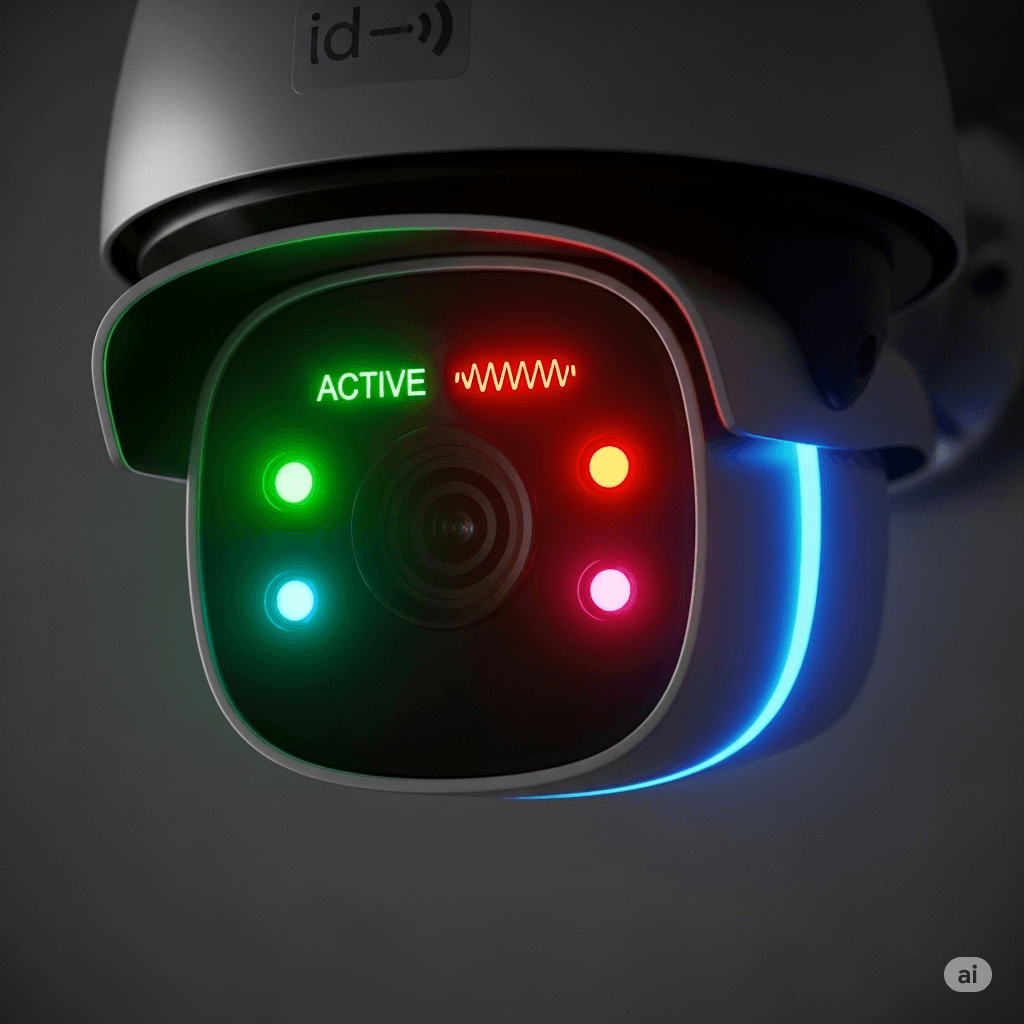 arti warna lampu pada cctv