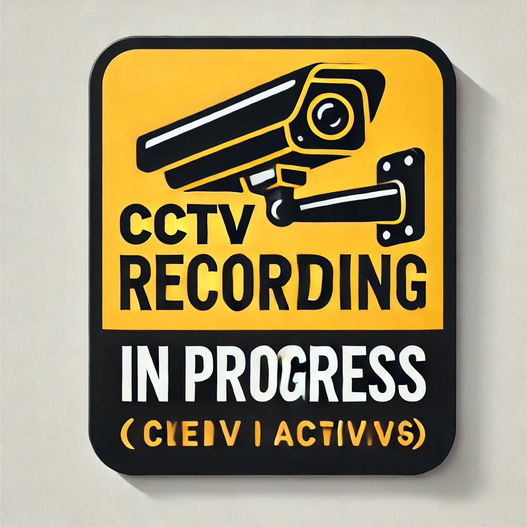 tanda cctv menyala