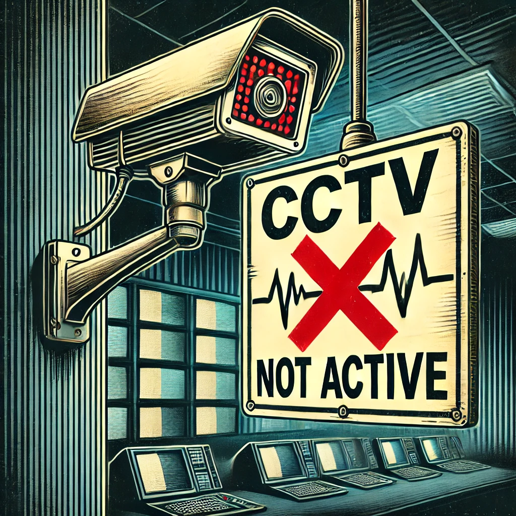 tanda cctv tidak aktif