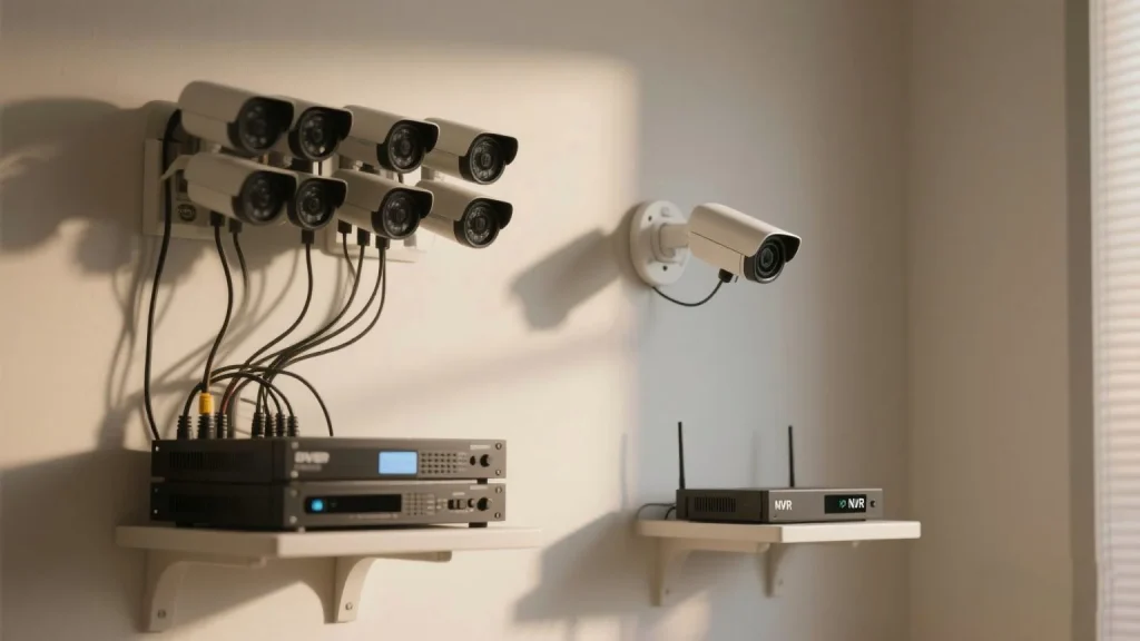 Bedanya kamera CCTV NVR dan DVR.